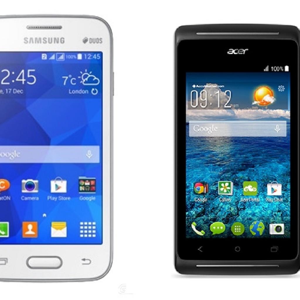 Samsung Galaxy V G313 vs Acer Liquid Z205