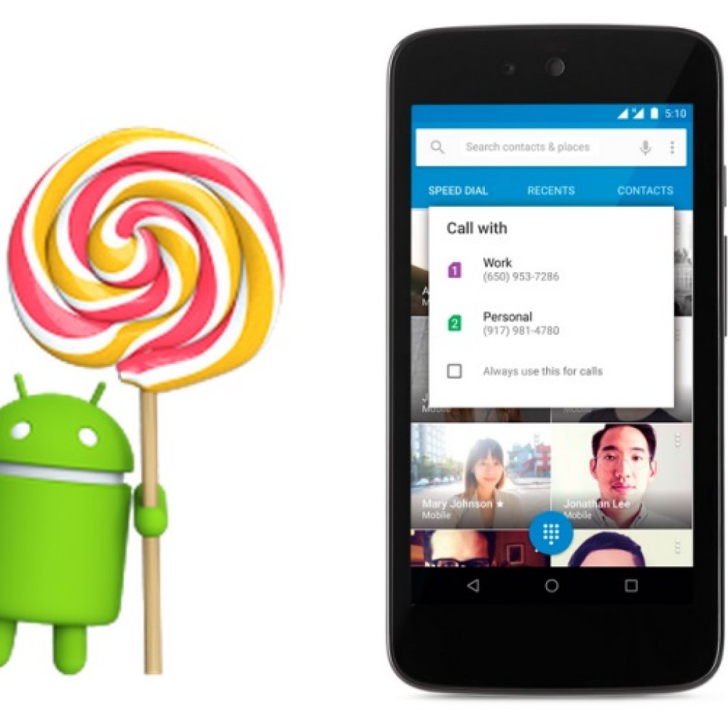 Android One Android 5.1 Lolipop