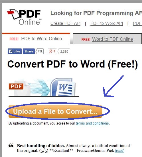 convert PDF to Word