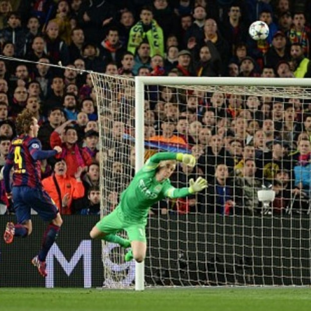 Hasil Liga Champions Barcelona vs Manchester City