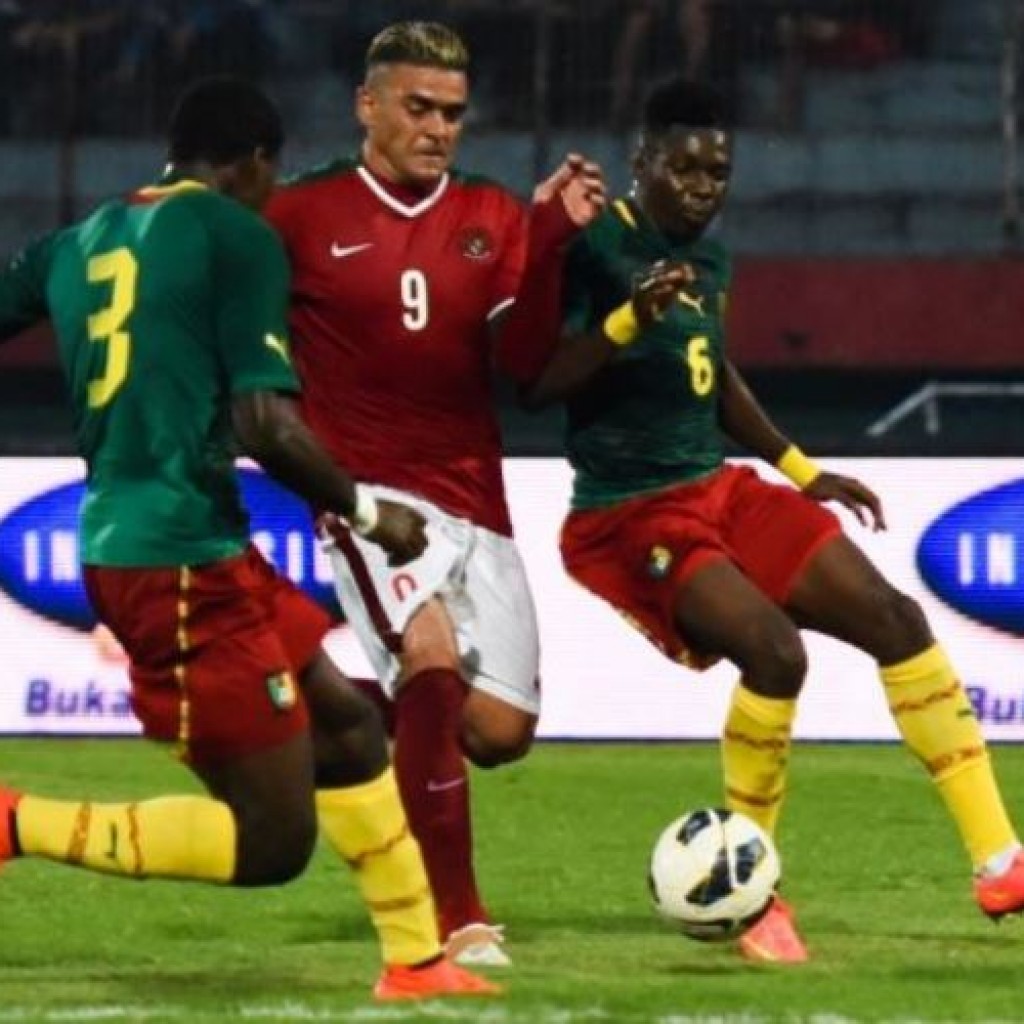 Laga eksebisi Indonesia vs Kamerun