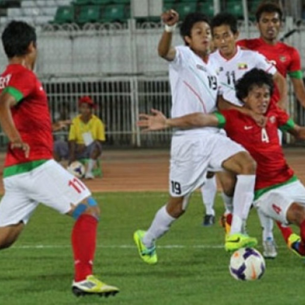 Laga persahabatan Indonesia vs Myanmar