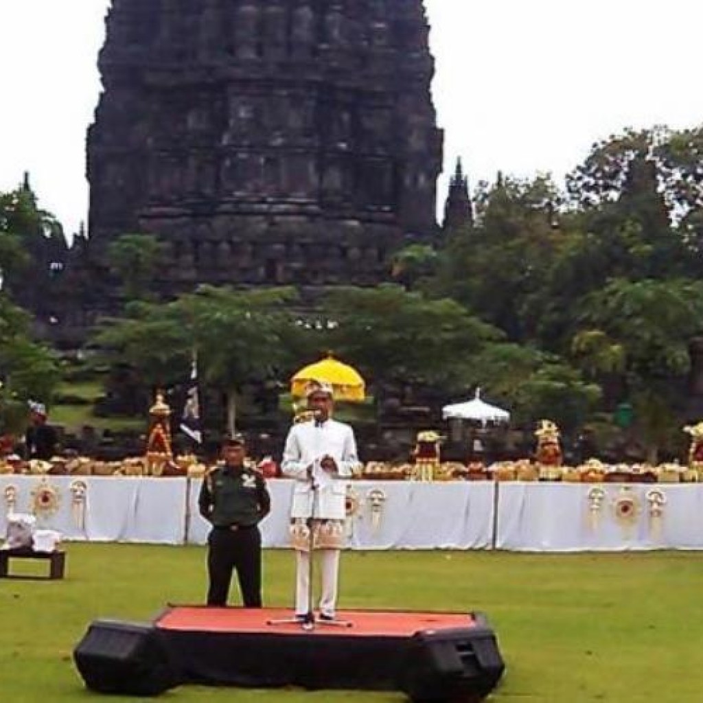 Presiden Jokowi rayakan hari Nyepi