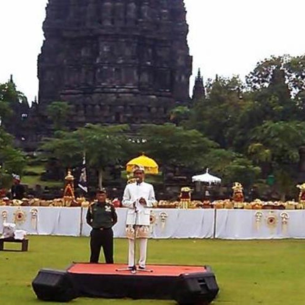 Presiden Jokowi rayakan hari Nyepi