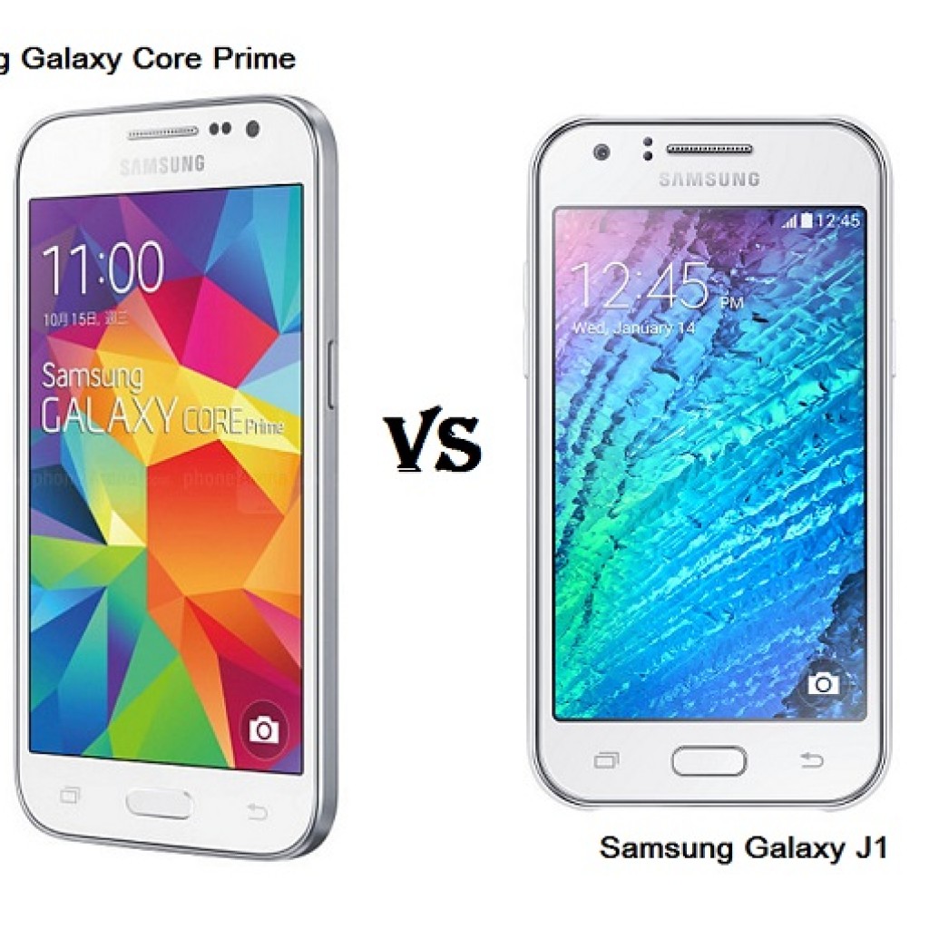 Samsung Galaxy J1 vs Samsung Galaxy Core Prime