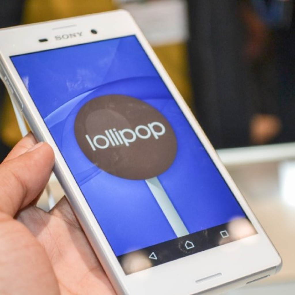 Sony Xperia Z3 dengan Android Lolipop