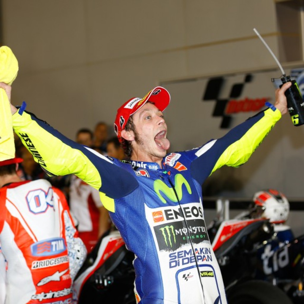 Valentino Rossi MotoGP Qatar 2015 Kampiun