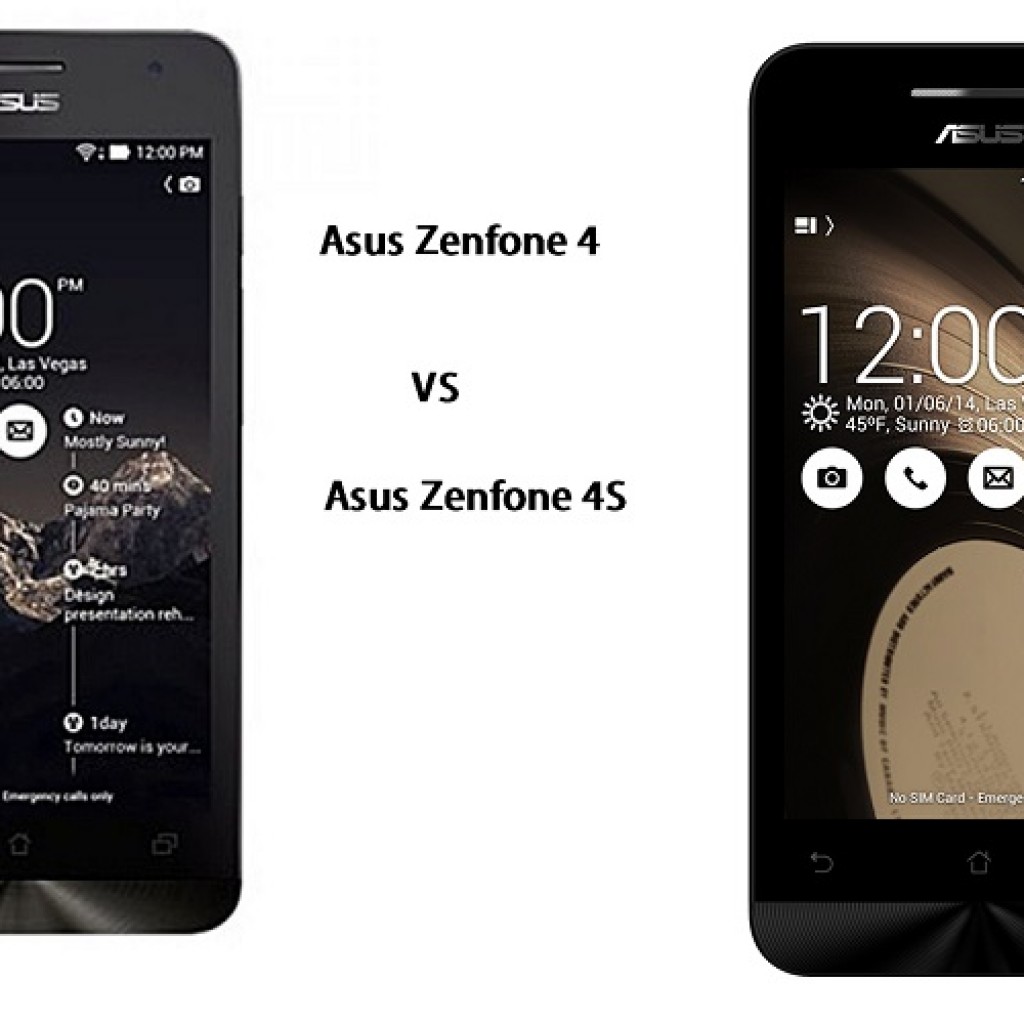 Asus Zenfone 4 vs Asus Zenfone 4S