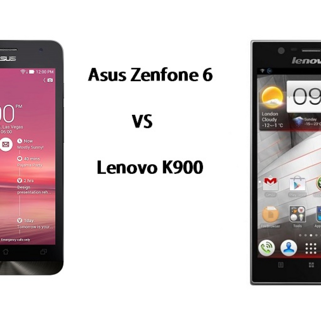 Asus Zenfone 6 vs Lenovo K900