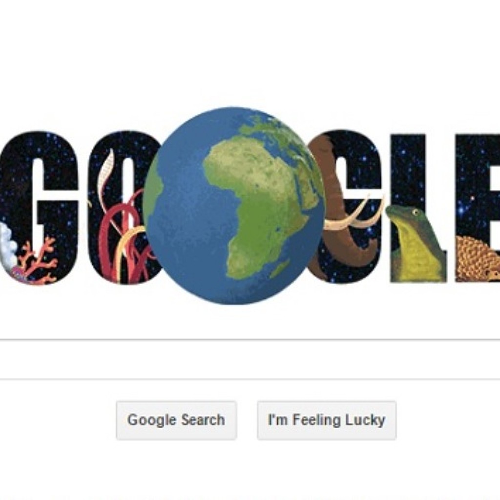 Google rayakan hari bumi