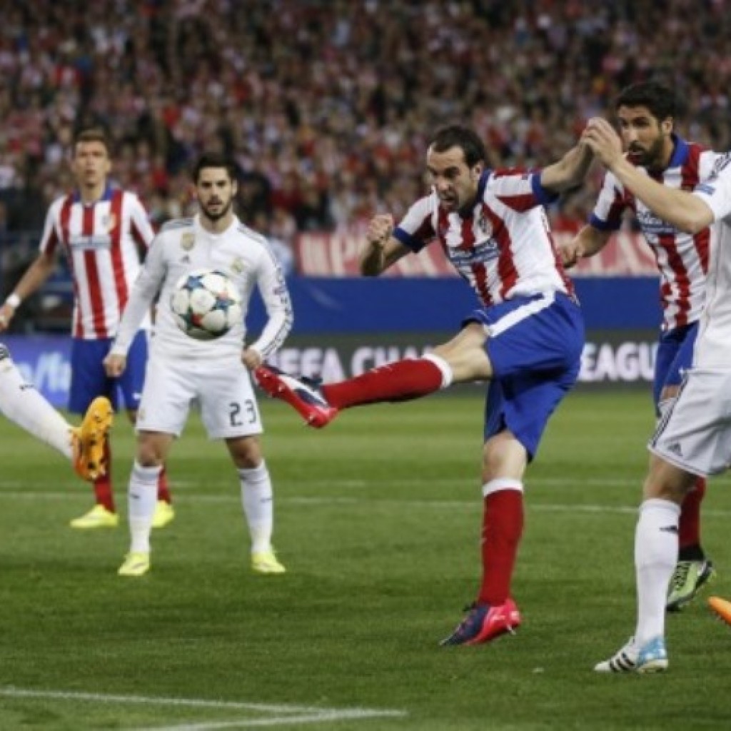 Hasil Atletico Madrid vs Real Madrid di Liga Champions