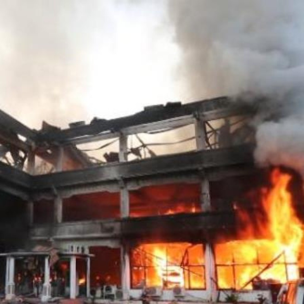 Insiden kebakaran Bank Aceh