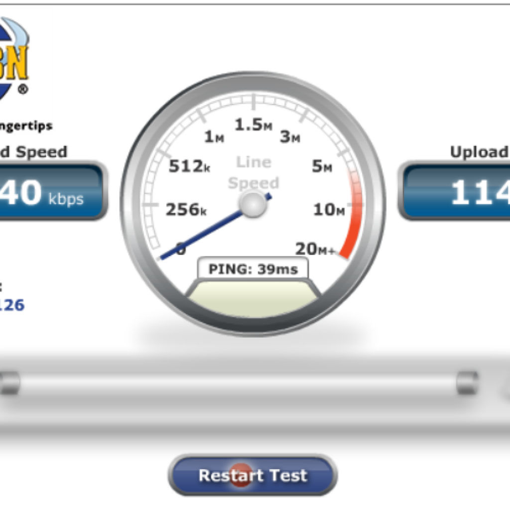 Koneksi Speedtest CBN