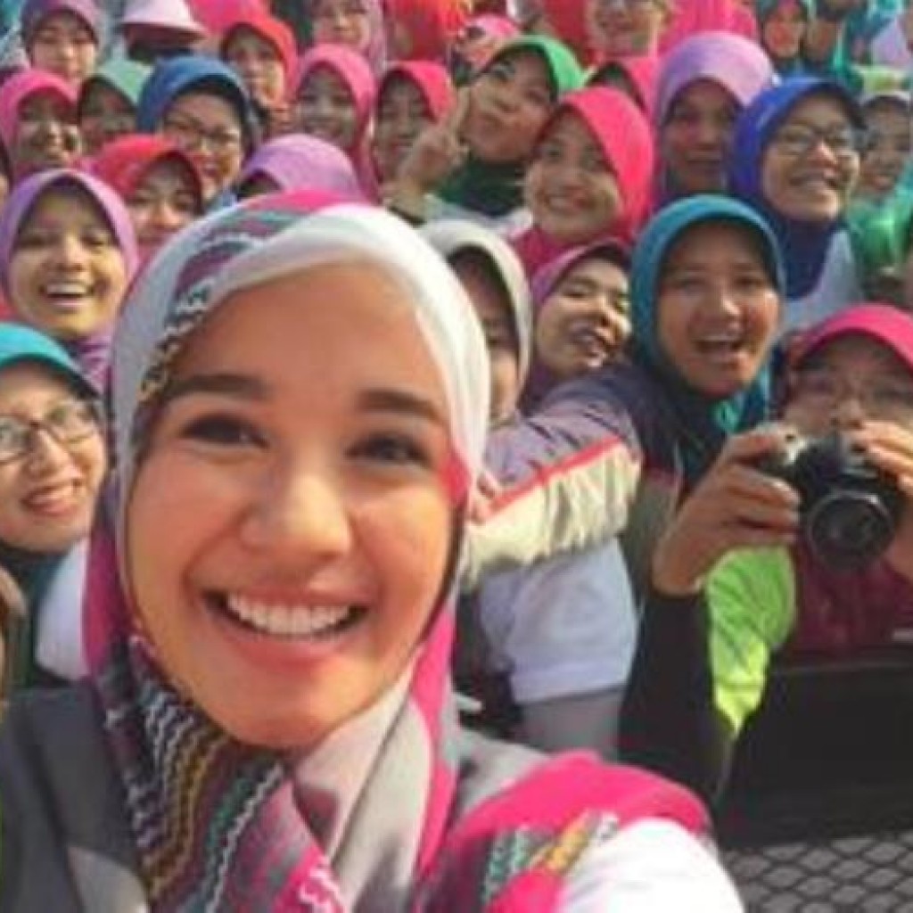 Laudya Chintya Bella Jadi duta hijab Indonesia