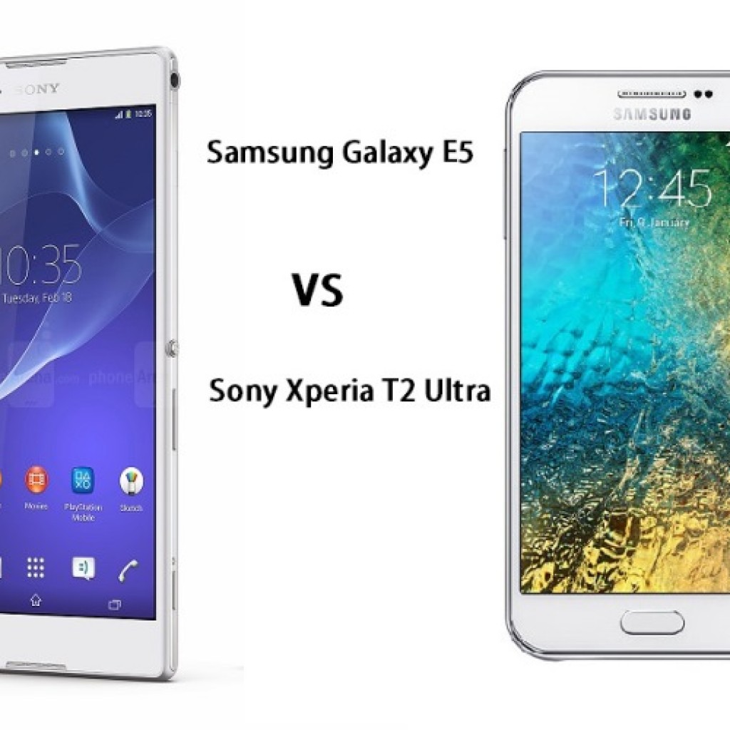 Samsung Galaxy E5 vs Sony Xperia T2