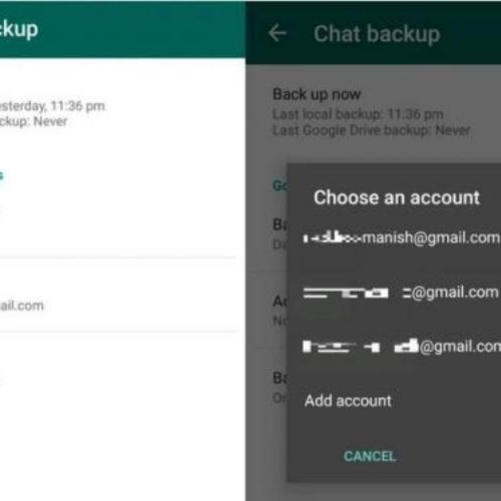 WhatsApp Backup