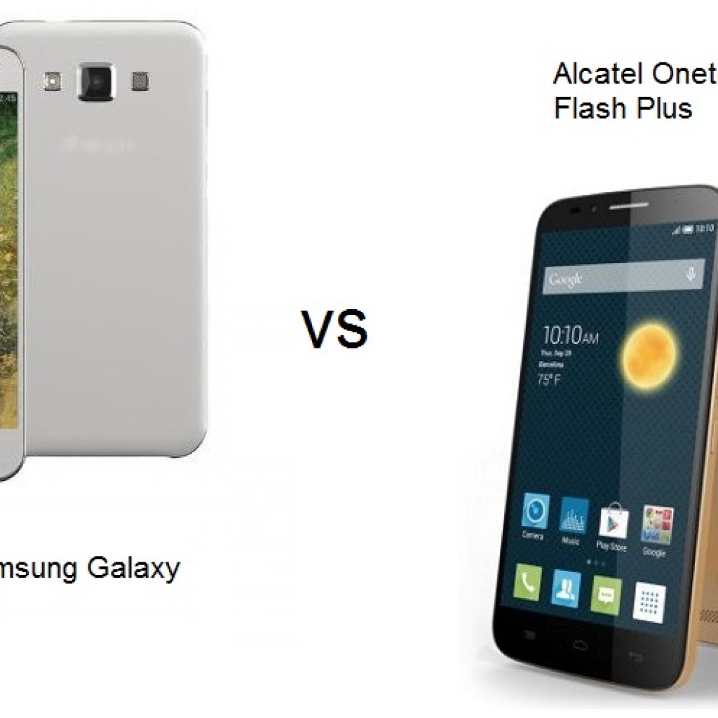 Alcatel Onetouch Flash Plus vs Samsung Galaxy E5