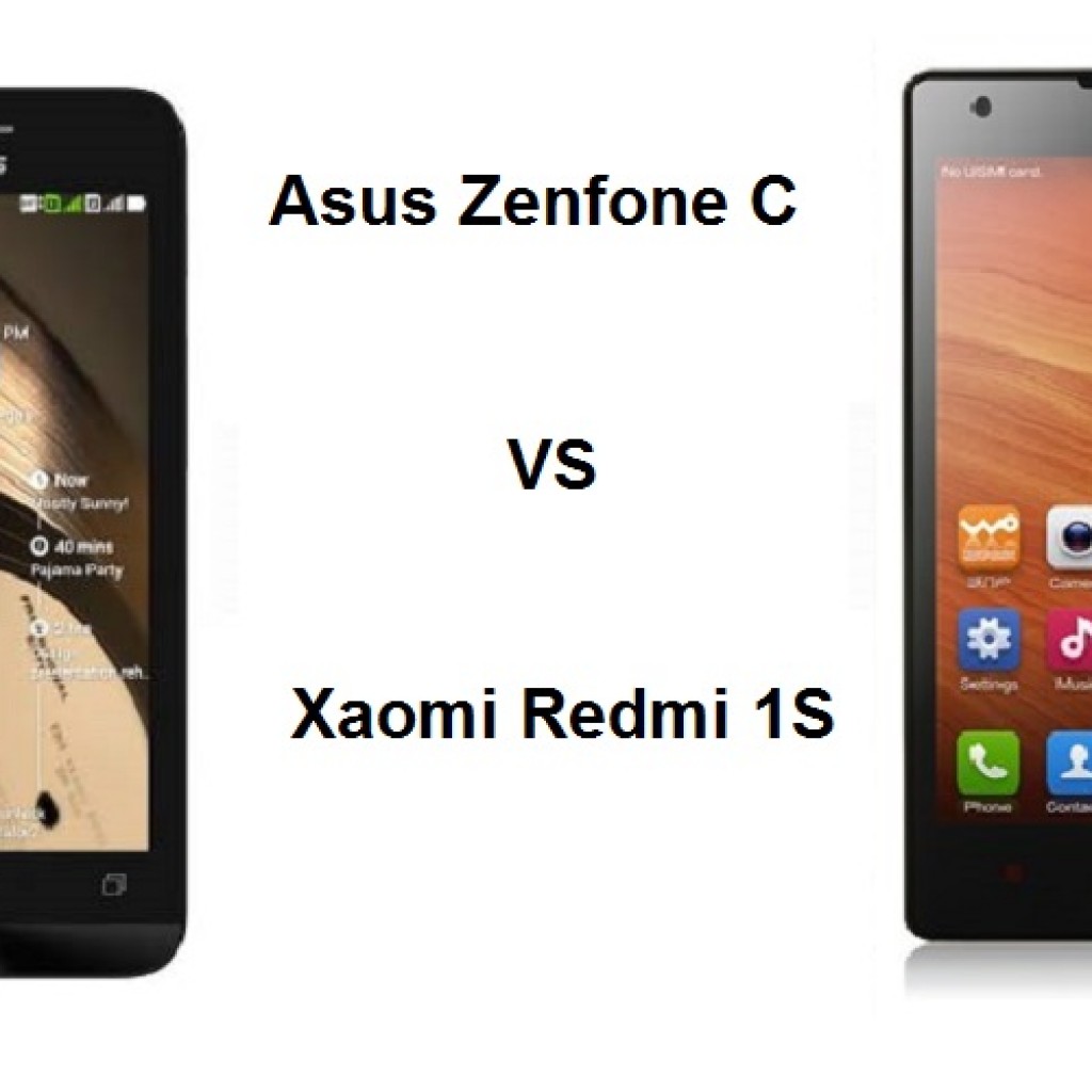 Asus Zenfone C vs Xiaomi Redmi 1S
