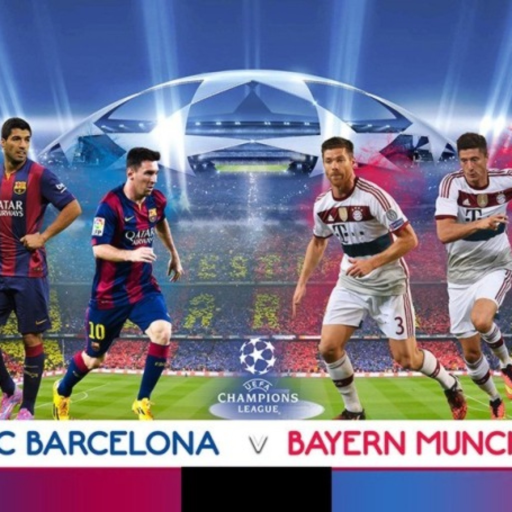 Barcelona Vs Munchen Duel Para Bintang