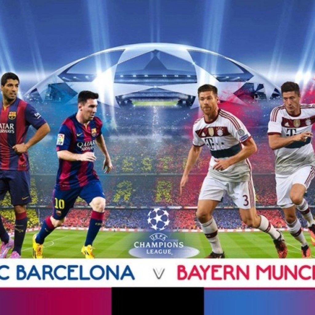 Barcelona Vs Munchen Duel Para Bintang