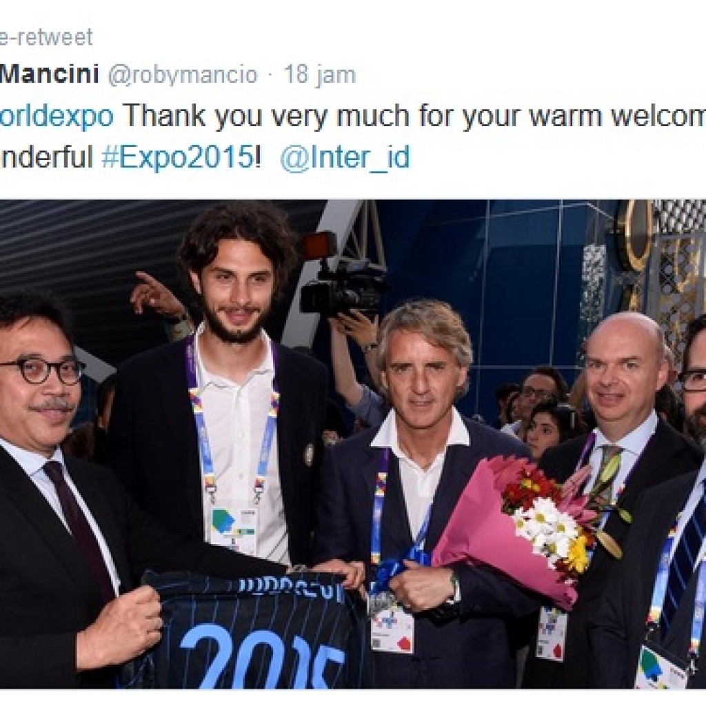 Didi Petet MeRetweet Postingan Mancini