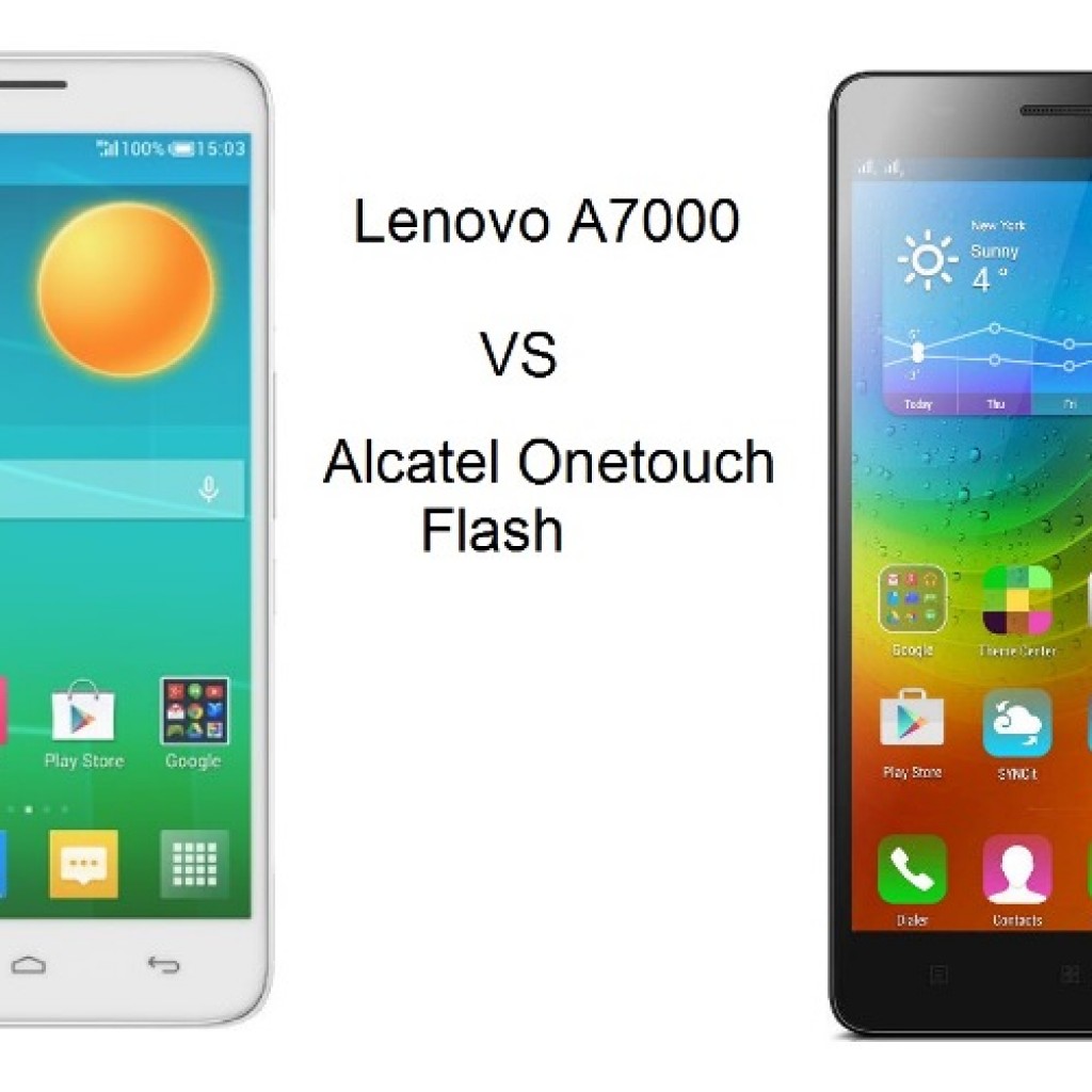 Lenovo A7000 vs Alcatel Onetouch Flash