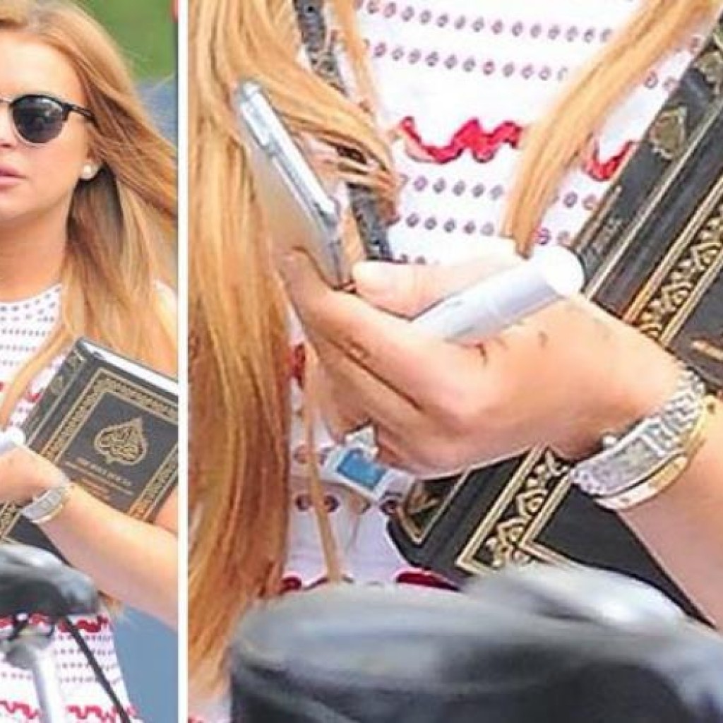 Lindsay Lohan bawa Al Quran