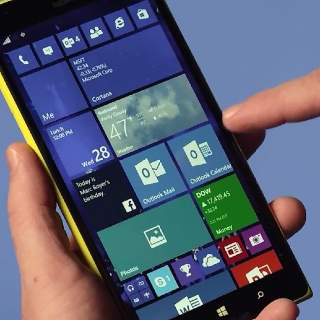 Lumia Windows 10