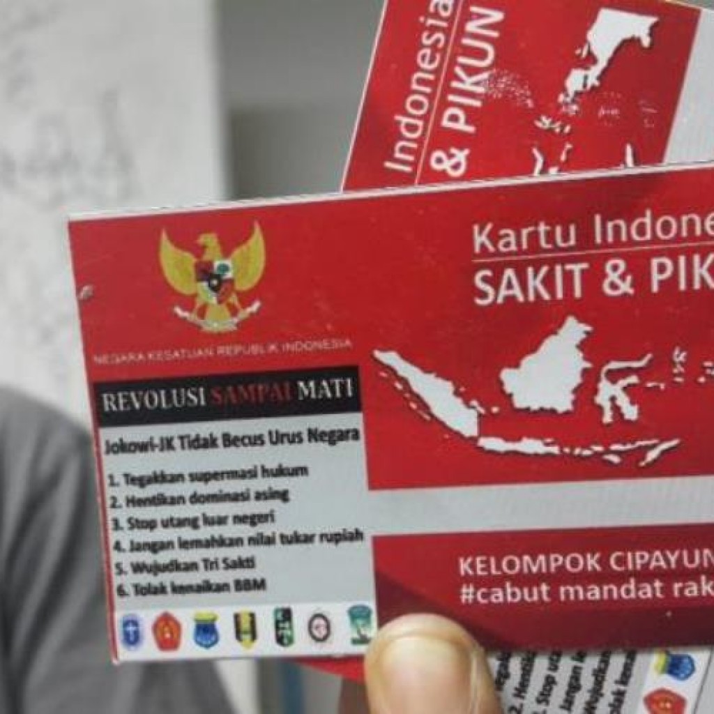 Mahasiswa Indonesia bagikan Kartu Indonesia Pikun