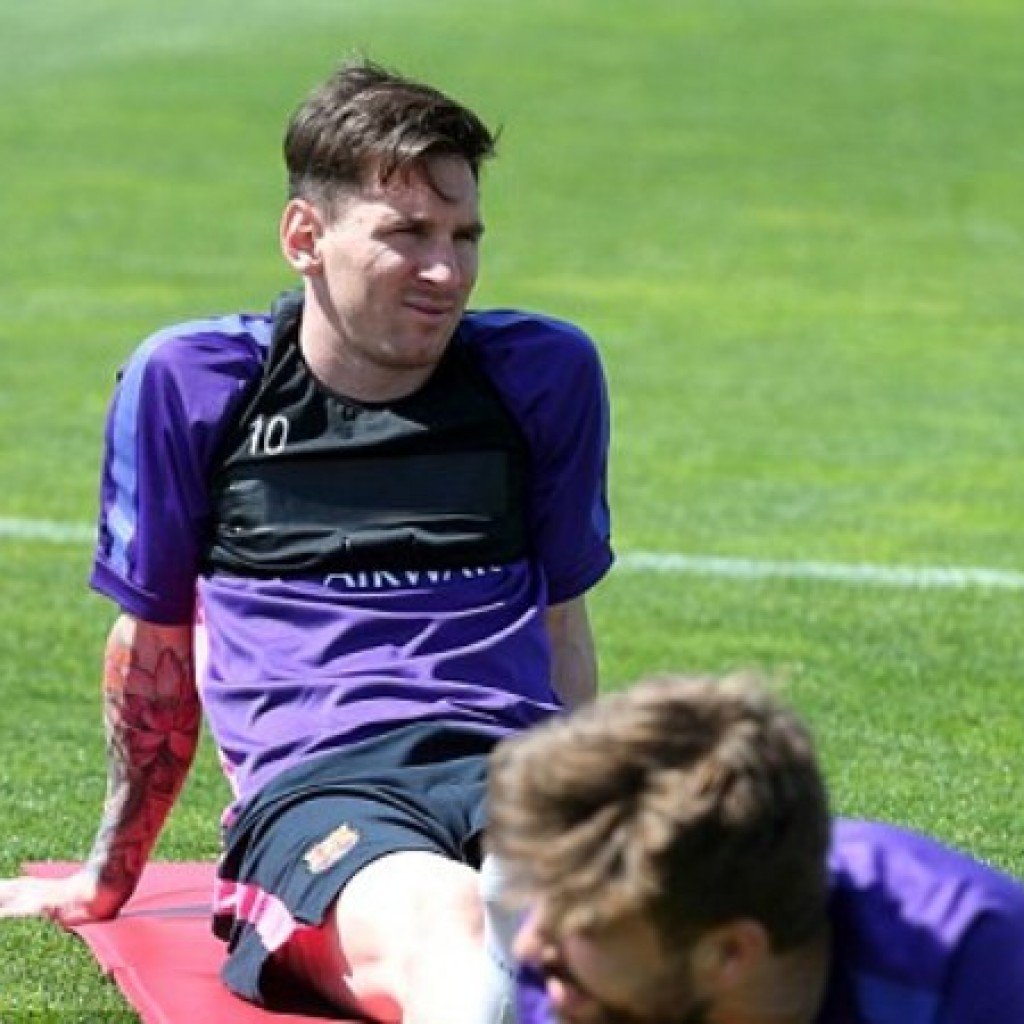 Messi di Training Camp