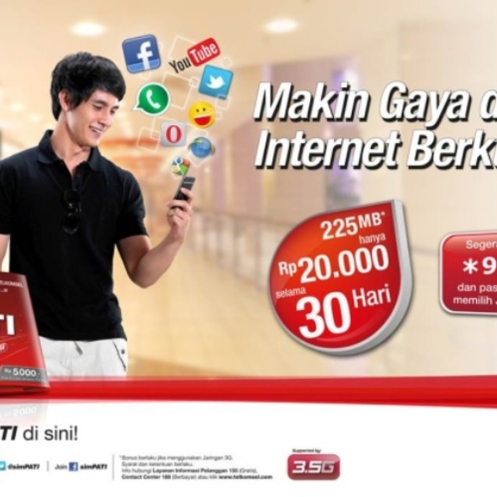 Paket nternet Telkomsel Simpati murah