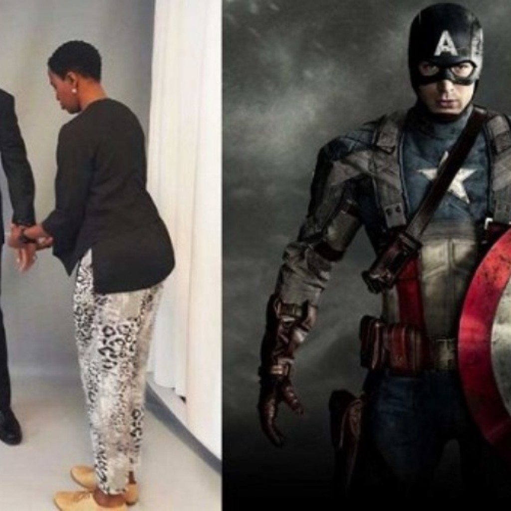 Ray Sahetapy take gambar Captain America Civil War