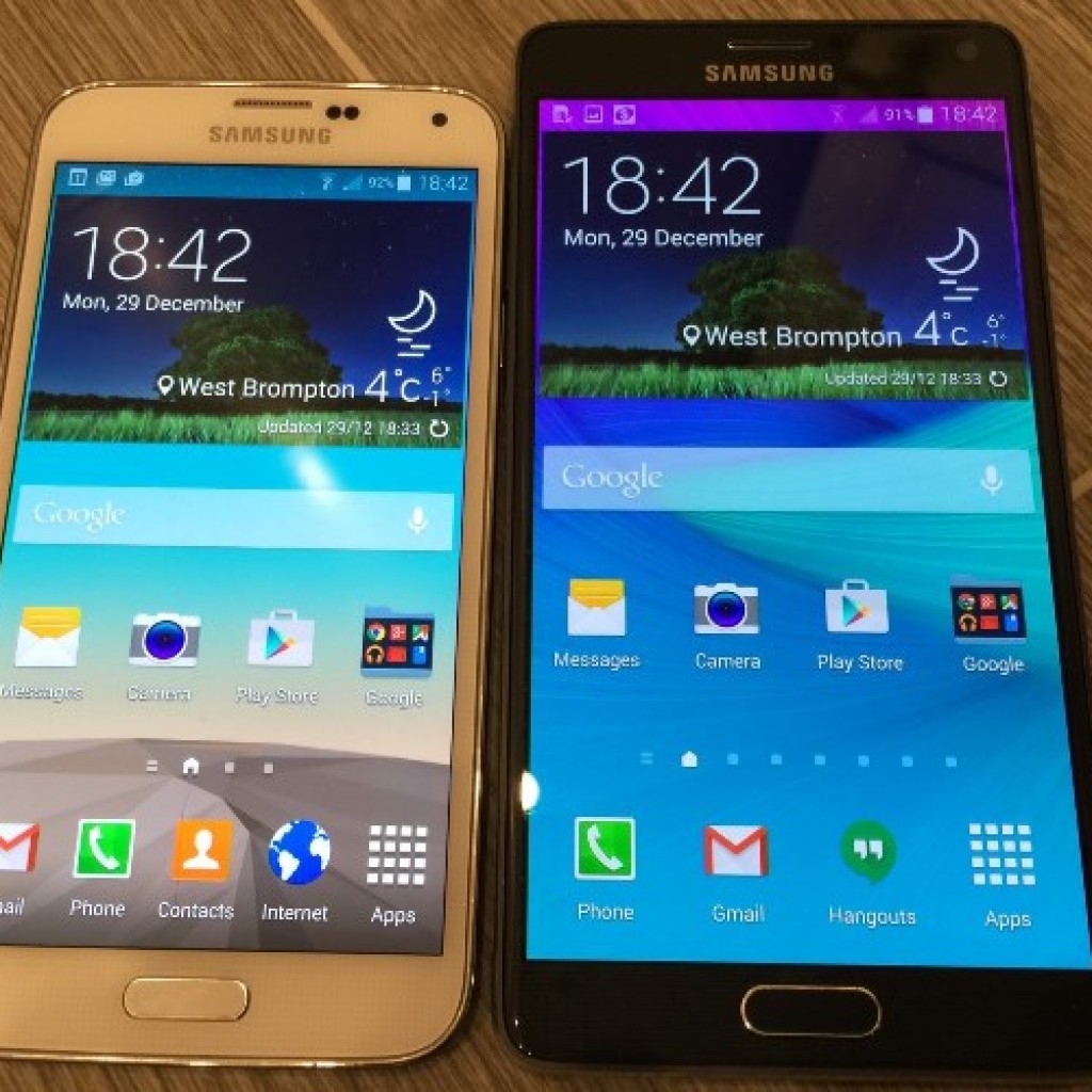 Samsung Galaxy S5 dan Samsung Galaxy S6