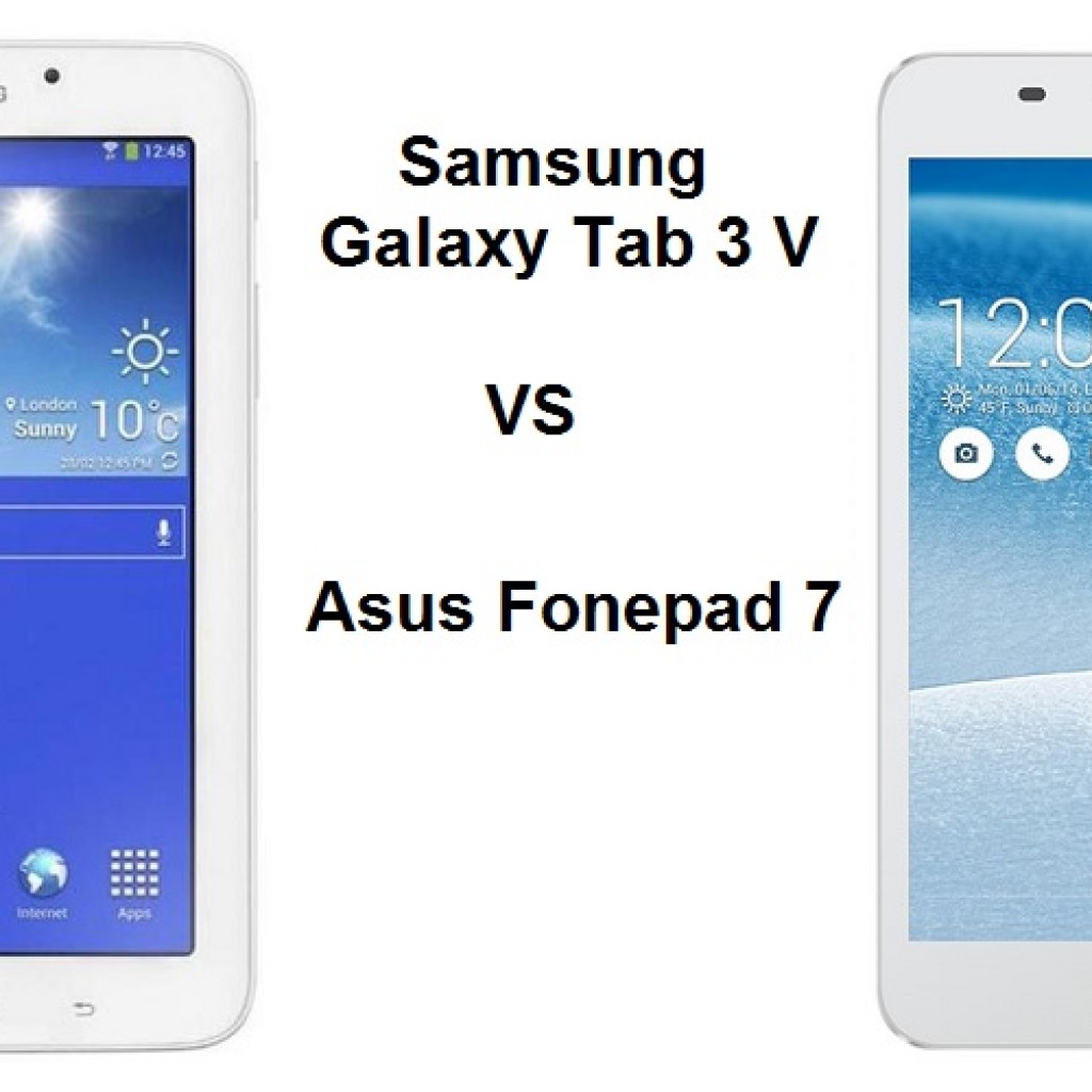 Samsung Galaxy Tab 3 V vs Asus Fonepad 7