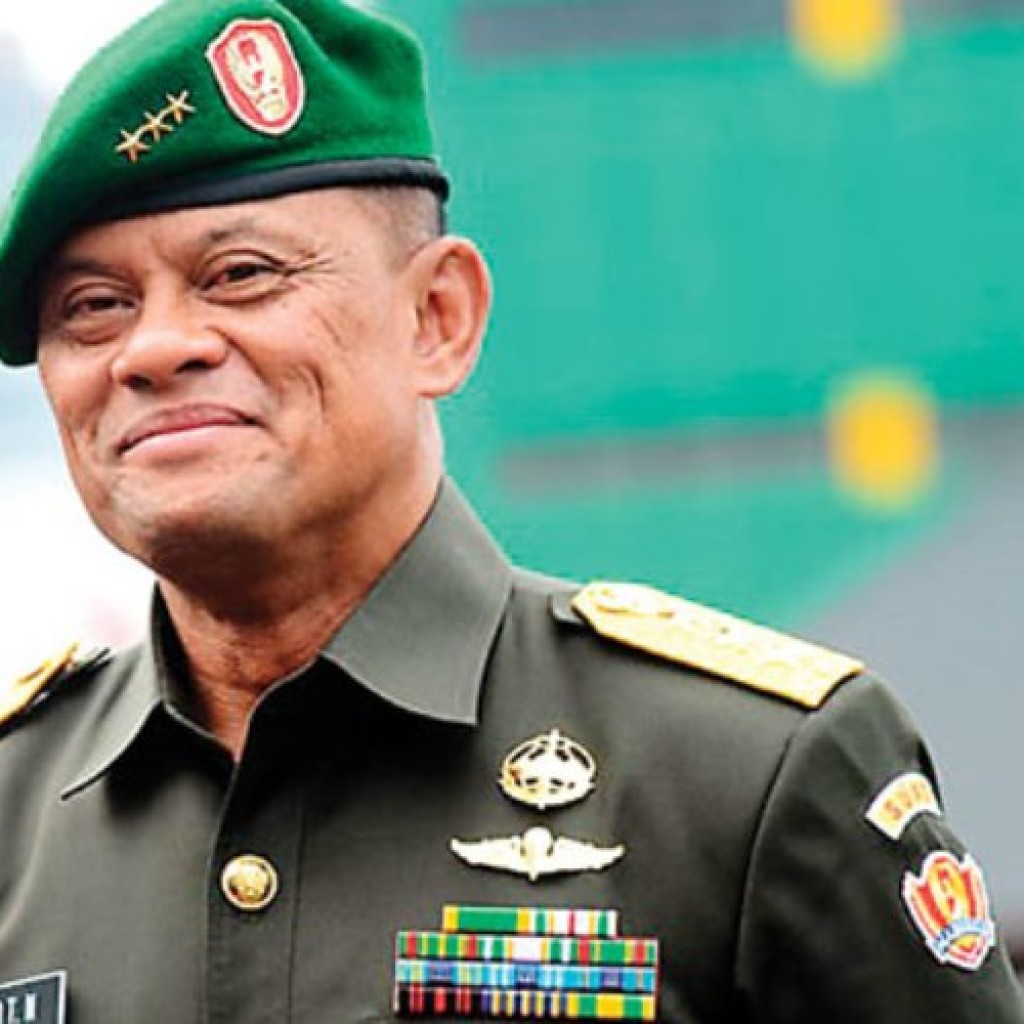 Calon panglima TNI Jenderal Gatot Nurmantyo