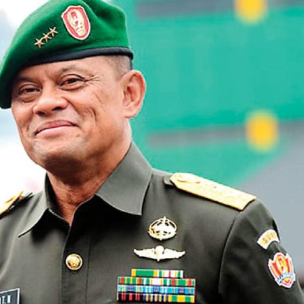 Calon panglima TNI Jenderal Gatot Nurmantyo