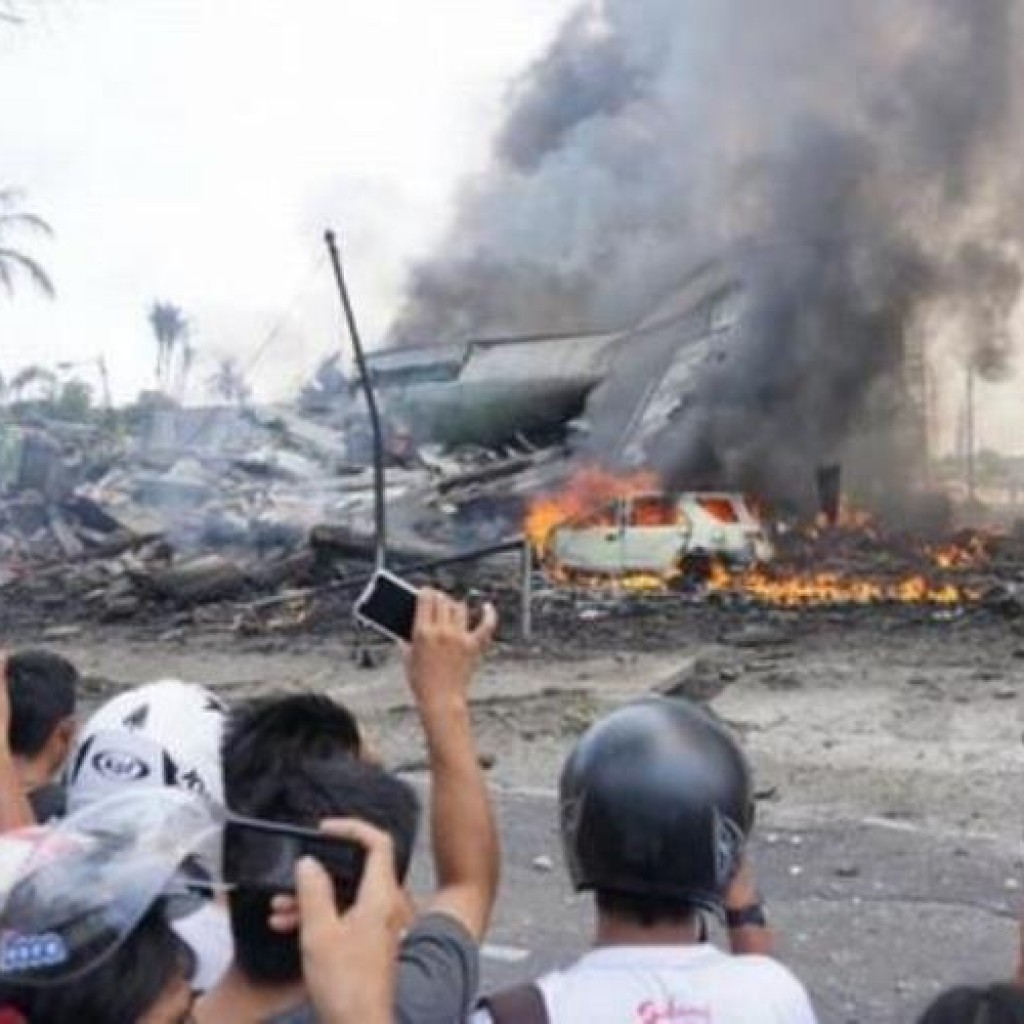 Kecelakaan Pesawat Hercules TNI AU Medan
