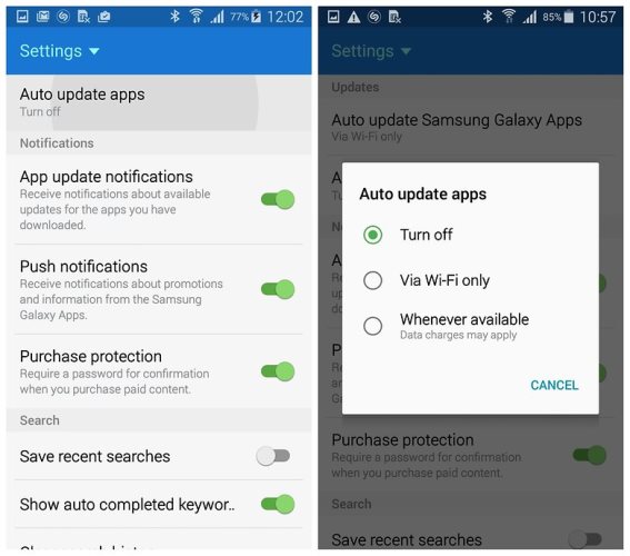 Menghentikan Auto-update pada Aplikasi Android Bawaan Samsung