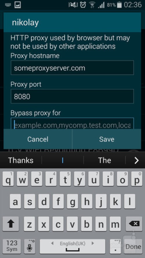 Cara Mengatur Proxy Server di Handset Android