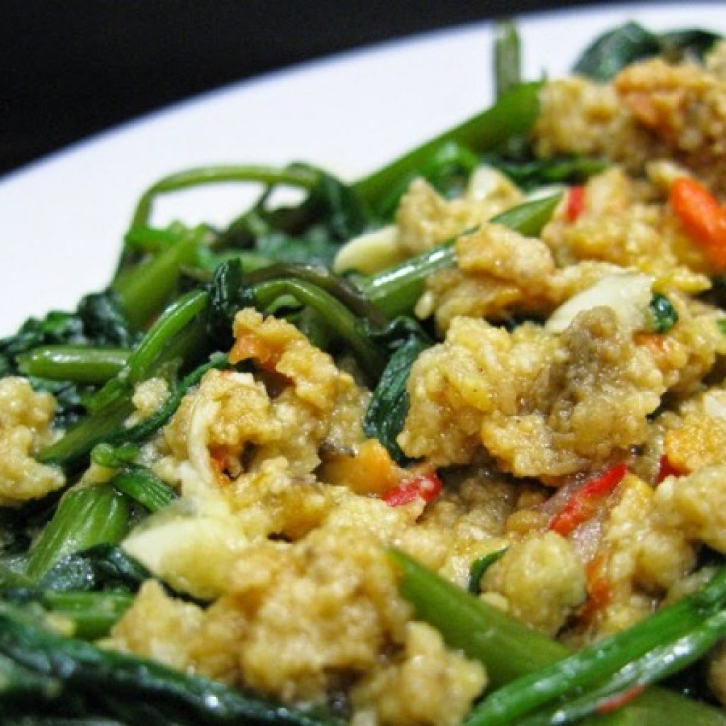 Resep Tumis Kangkung Oncom