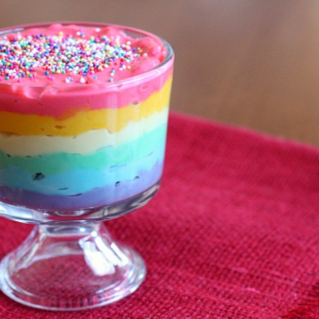 Resep Puding Pelangi Rainbow