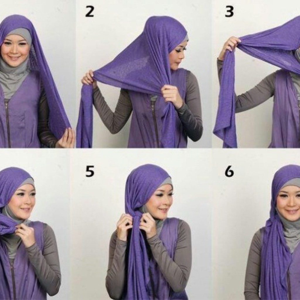 Tutorial Hijab Pashmina