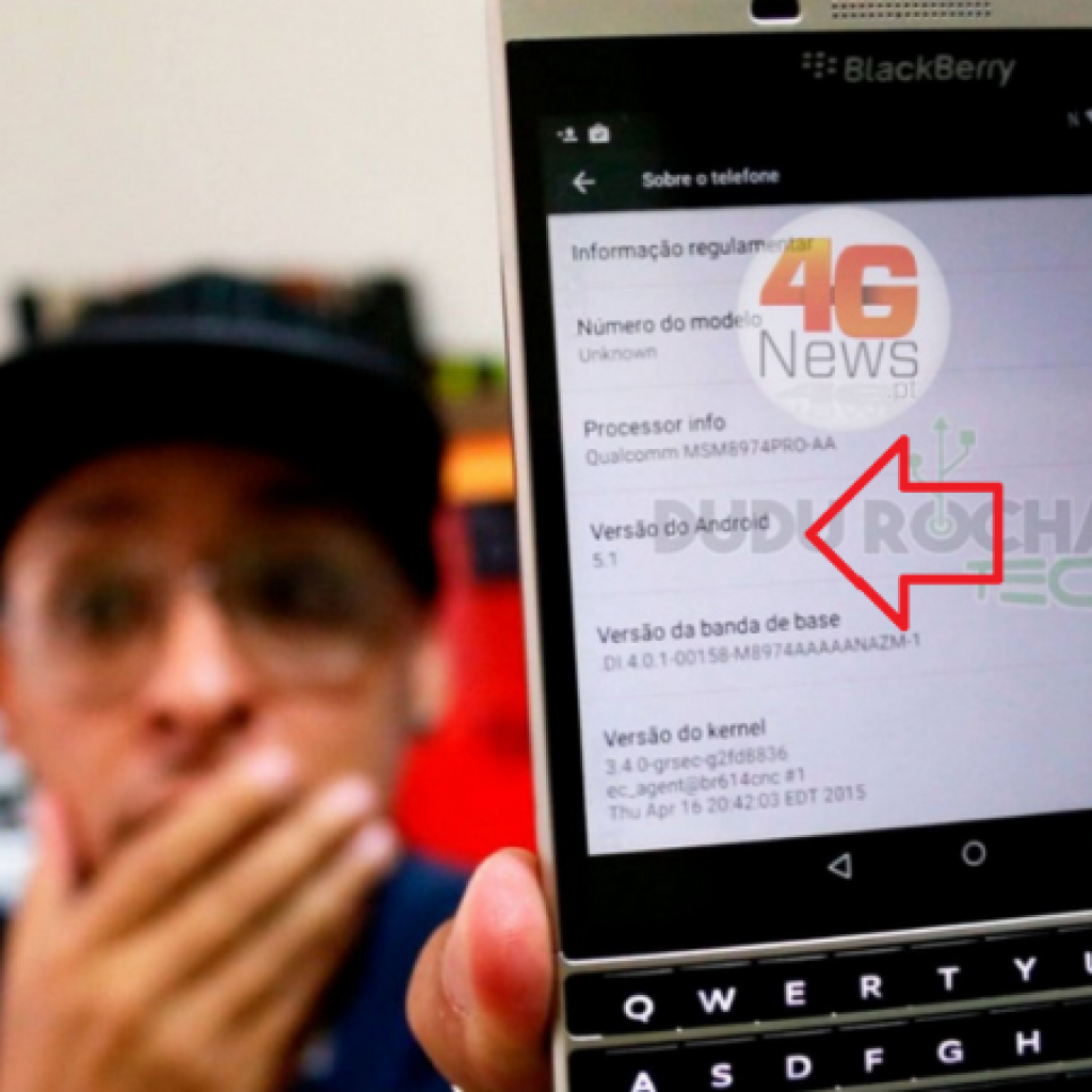 BlackBerry Passport Berisi Android