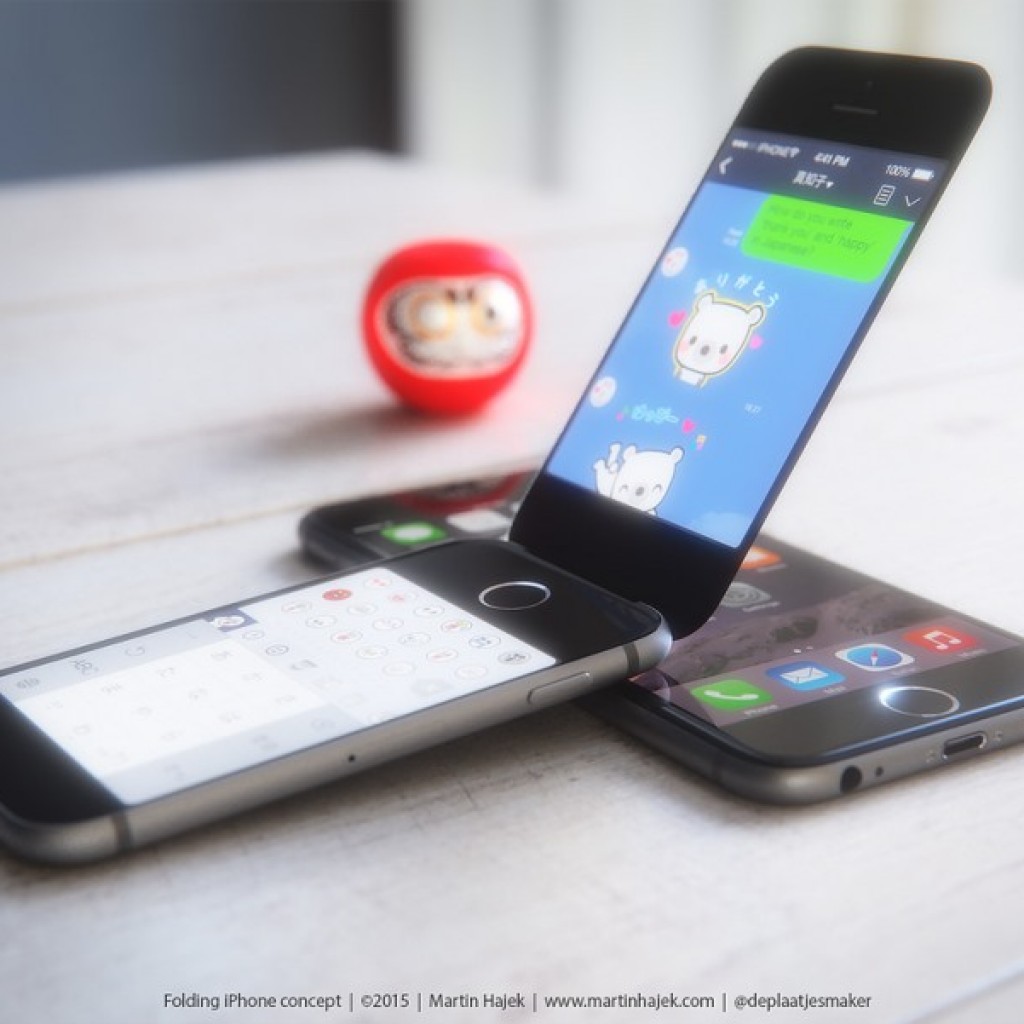 Flip iPhone concept by Martin Hajek211