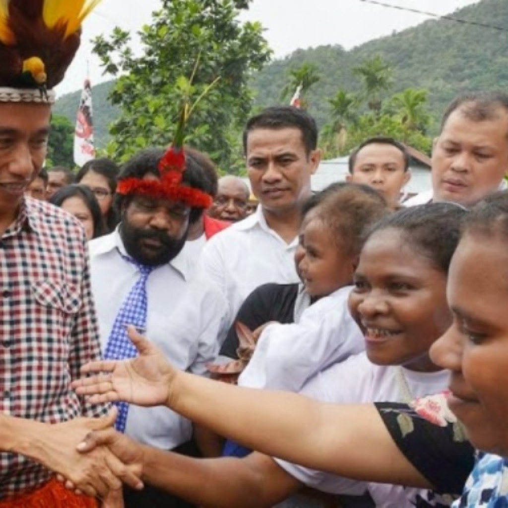 Presiden Jokowi di Papua