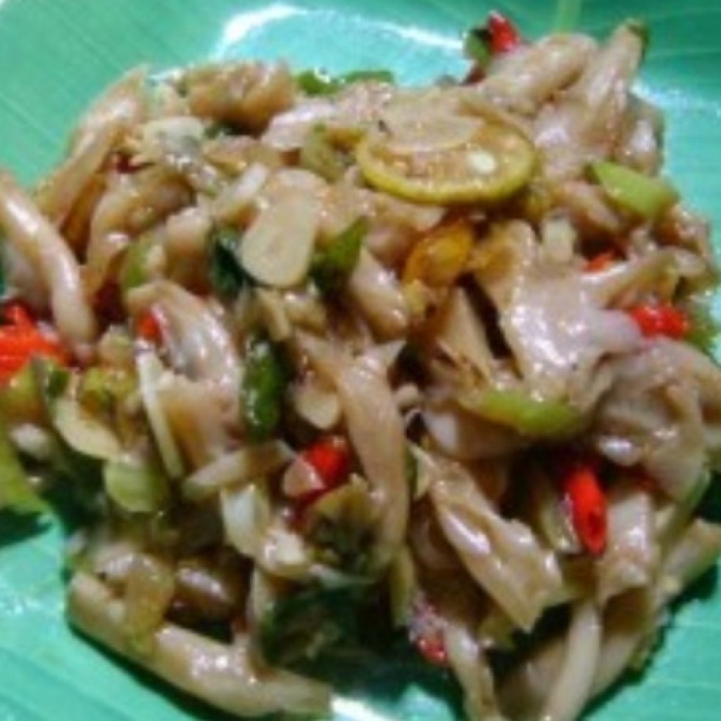 Resep Jamur Tiram Bumbu Rujak Enak