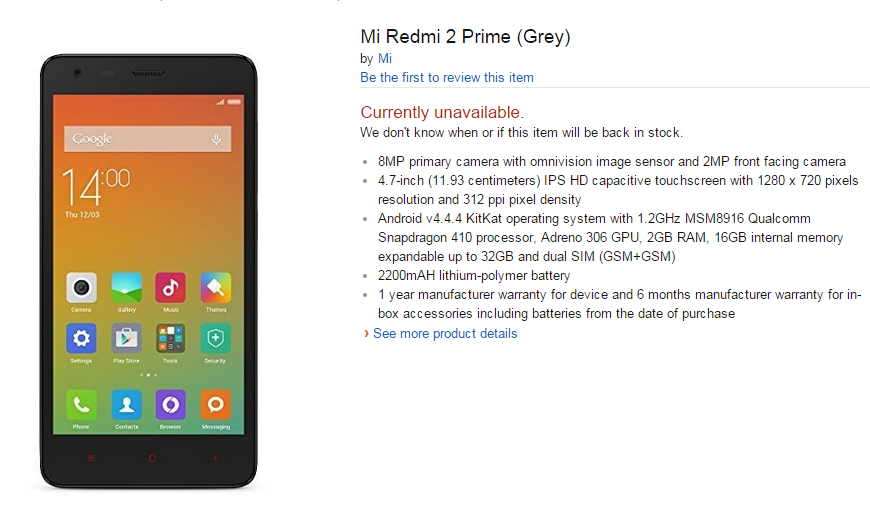 Muncul di Internet, Akankah Xiaomi Redmi 2 Prime Diumumkan 13 Agustus Mendatang?