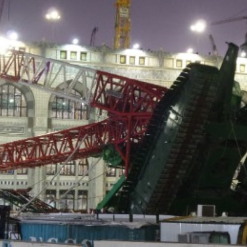 Insiden crane runtuh di Masjidil Haram
