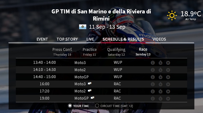 Jadwal MotoGP 2015 Hari Ini, Balapan Seri 13 di Misano