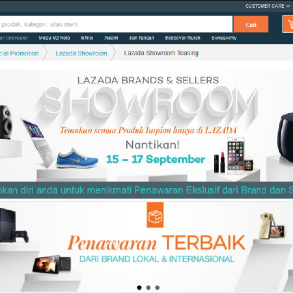 Lazada Showroom